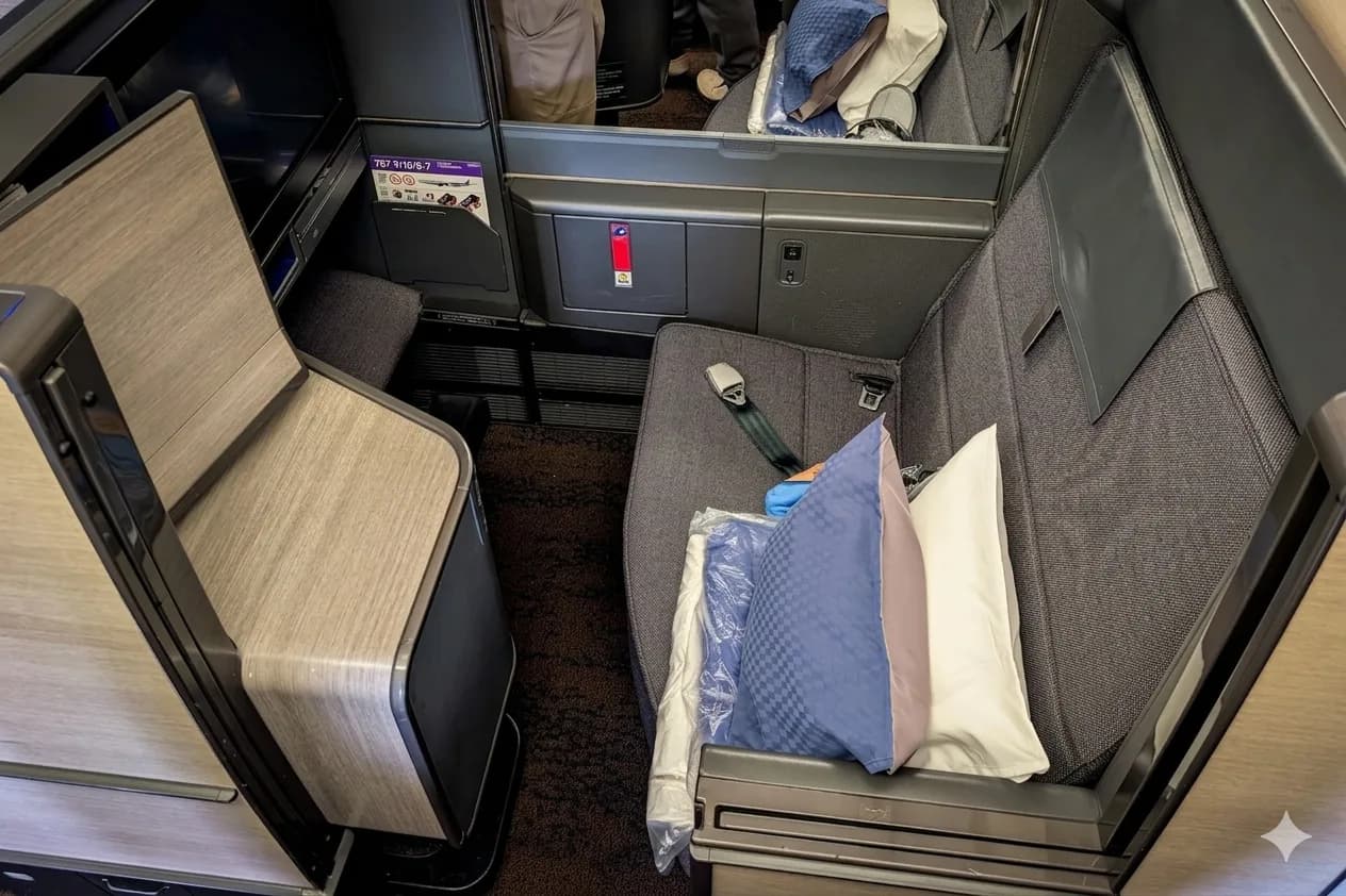 ANA The Room business class lie-flat seat